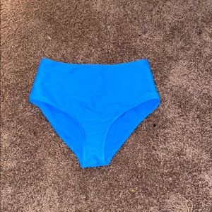 High waisted swim bottoms
